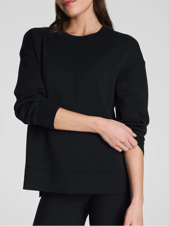 SPANX Tops - Spanx Air Essentials Crewneck Tunic Sweatshirt XS